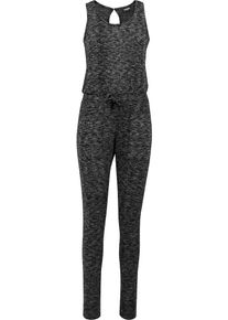 Urban Classics, Damen Jumpsuit, Dunkelgrau / Schwarz