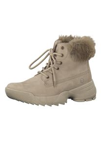 Tamaris, Damen Schn&uuml;rstiefeletten, Naturwei&szlig;