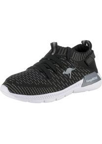 Kangaroos, M&auml;dchen Sneakers 'K-SOCK II', Schwarzmeliert
