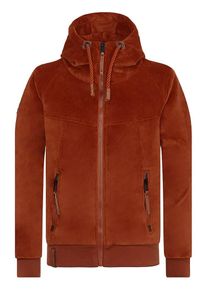 Naketano, Herren Jacke 'Surviving Is a Spirit', Rostrot