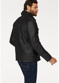 MAN'S WORLD Man's World, Herren Lederjacke, Dunkelbraun