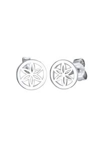 Elli, Damen Ohrringe 'Blume', Silber