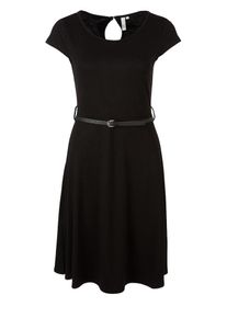 Q/S Designed By, Damen Kleid, Schwarz