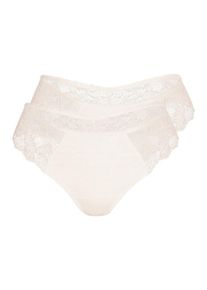 Sassa Mode Sassa, Damen String 'Bamboo & Lace', Beige