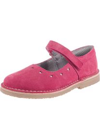 Lamino, M&auml;dchen Ballerinas, Graumeliert / Pink