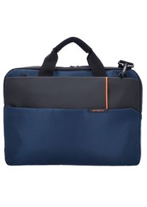 Samsonite, Herren Qibyte Businesstasche 38 cm Laptopfach, Blau / Schwarz