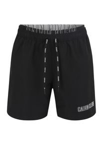 Calvin Klein Swimwear, Herren Bademode 'MEDIUM DOUBLE WAISTBAND', Schwarz