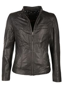 Mustang, Damen Lederjacke 'Nicola', Schwarz