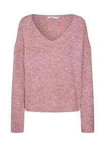 NA-KD, Damen Pullover 'V Front Knit Okt', Rosa