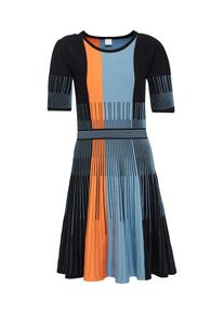 BOSS, Damen Kleid 'Wildah', Nachtblau / Mischfarben