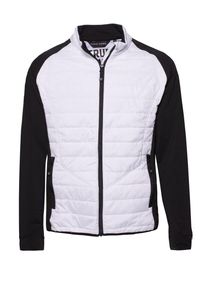 Code-Zero, Herren Softshell-Jacke 'SECOND LAYER', Schwarz / Weiß