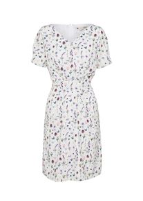 YUMI, Damen Kleid 'FRENCH BOTANICAL', Mischfarben / Weiß