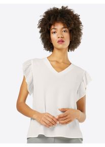 talkabout, Damen Bluse mit Volants, Offwhite