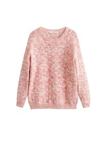 Mango Kids, M&auml;dchen Pullover 'Natural', Pink / Wei&szlig;
