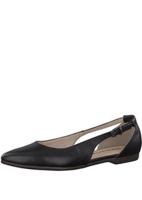 Tamaris, Damen Ballerina, Schwarz