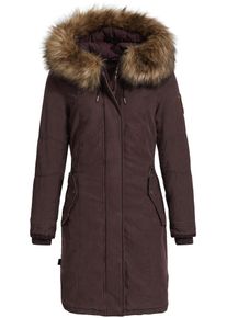 Khujo, Damen Mantel 'MERYEM2 SOLID PADDED', Chamois / Kastanienbraun