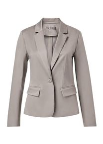 Hallhuber, Damen Blazer aus Baumwollsatin, Beige