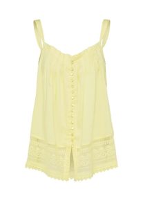 Vila, Damen Top, Gelb