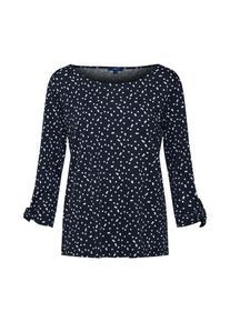 Tom Tailor, Damen Shirt, Navy / Weiß