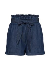 Only, Damen Shorts 'SMILLA BELT', Blue Denim