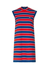 Tommy Jeans, Damen Kleid 'TJW A-LINE', Blau / Rot