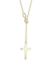 Elli, Damen Halskette 'Infinity', Gold