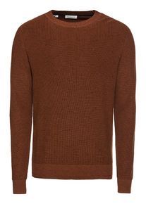 Selected Homme, Herren Pullover 'SLHTYSON CREW NECK W', Rostbraun