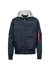 Alpha Industries, Herren Bomberjacke 'MA-1', Nachtblau / Hellgrau