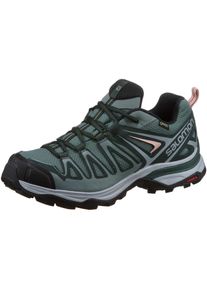 Salomon, Damen Multifunktionsschuhe 'X ULTRA 3 PRIME GTX ', Grün / Schwarz