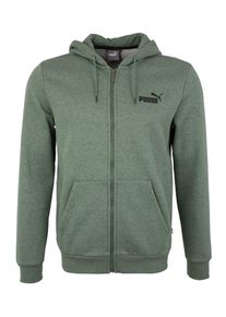 Puma, Herren Sweatjacke 'Elevated ESS', Grünmeliert