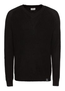 Your Turn YOURTURN, Herren Pullover 'Half Cardigan V-Neck 7 GG', Navy