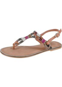 Bullboxer, Damen Sandalen, Braun / Pink / Rot / Schwarz / Weiß