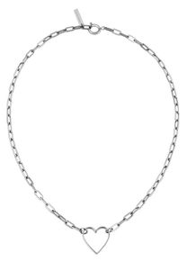 Liebeskind Berlin, Damen Kette 'LJ-0349-N-45 Herz', Grau