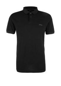 s.Oliver RED LABEL, Herren Poloshirt, Schwarz