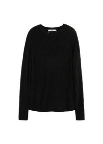 Mango, Damen Pullover 'Flora', Schwarz