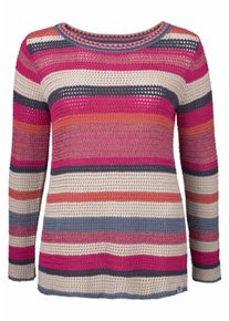 Kangaroos, Damen Strickpullover, Beige / Hellblau / Dunkelblau / Dunkelorange / Dunkelpink