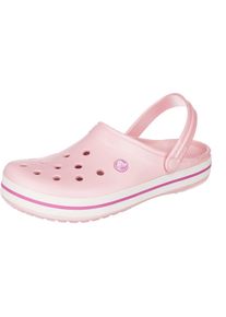 Crocs, Damen Clogs 'Crocband Leopard', Rosa
