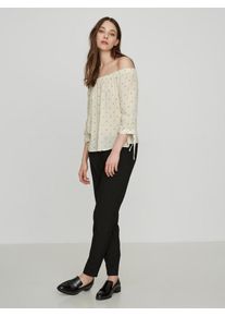 Véro Moda VERO MODA, Damen Top 'Pukki', Creme / Grau