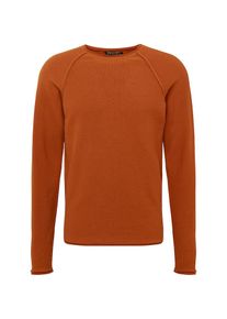 Review, Herren Pullover 'CN RGL UNI', Cognac
