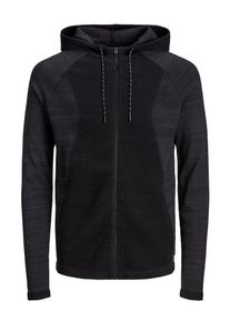 Jack & Jones JACK & JONES, Herren Strickjacke, Schwarzmeliert