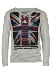Trueprodigy, Herren Shirt 'Union Jack', Dunkelblau / Rot / Weiß