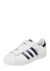 adidas originals, Damen Sneaker 'SUPERSTAR', Dunkelblau / Weiß