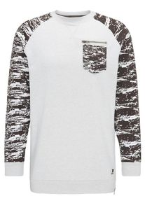 TUFFSKULL, Herren Pullover, Schwarz / Weiß
