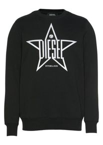 Diesel, Herren Diesel Sweatshirt, Schwarz