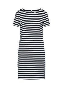 Vila, Damen Jerseykleid 'VITinny New', Blau / Weiß