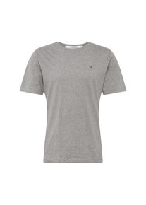 Calvin Klein Jeans, Herren Shirt 'CKJ EMBROIDERY REG FIT TEE', Graumeliert