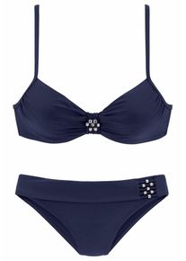 Lascana, Damen Bügel-Bikini, Marine