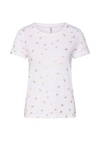 Only, Damen Jerseyshirt 'ISABELLA', Wei&szlig;