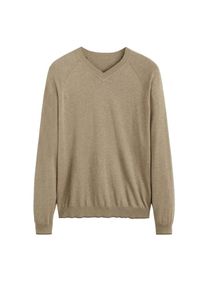Mango Man, Herren Pullover 'Tenv', Dunkelbeige