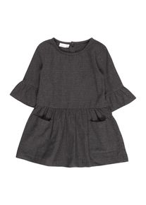 name it, Mädchen Karo-Kleid 'NMFOLLURIA', Dunkelgrau